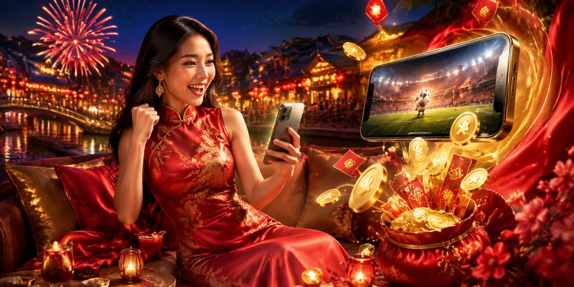 Không khí lễ hội Hội An với phong bì đỏ may mắn và trang phục áo dài truyền thống Việt Nam